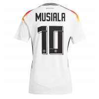 Camiseta Alemania Jamal Musiala #10 Primera Equipación para mujer Eurocopa 2024 manga corta